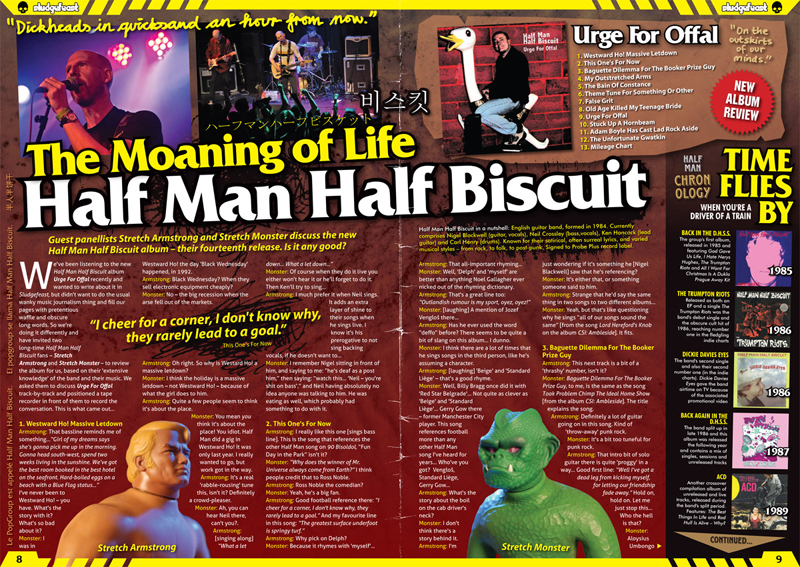 Half Man Half Biscuit in Sludgefeast issue two