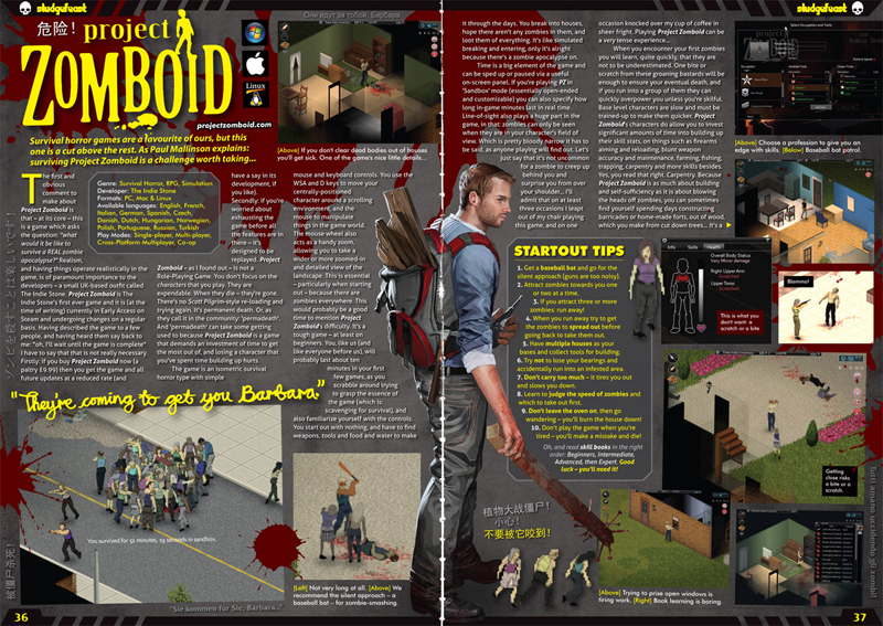 Project Zomboid in Sludgefeast issue two
